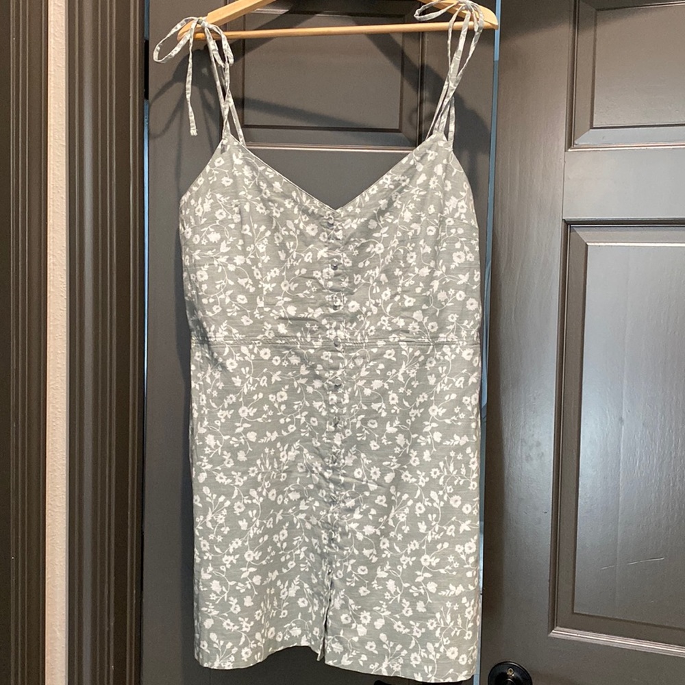 A&F Floral Tie Strap Dress